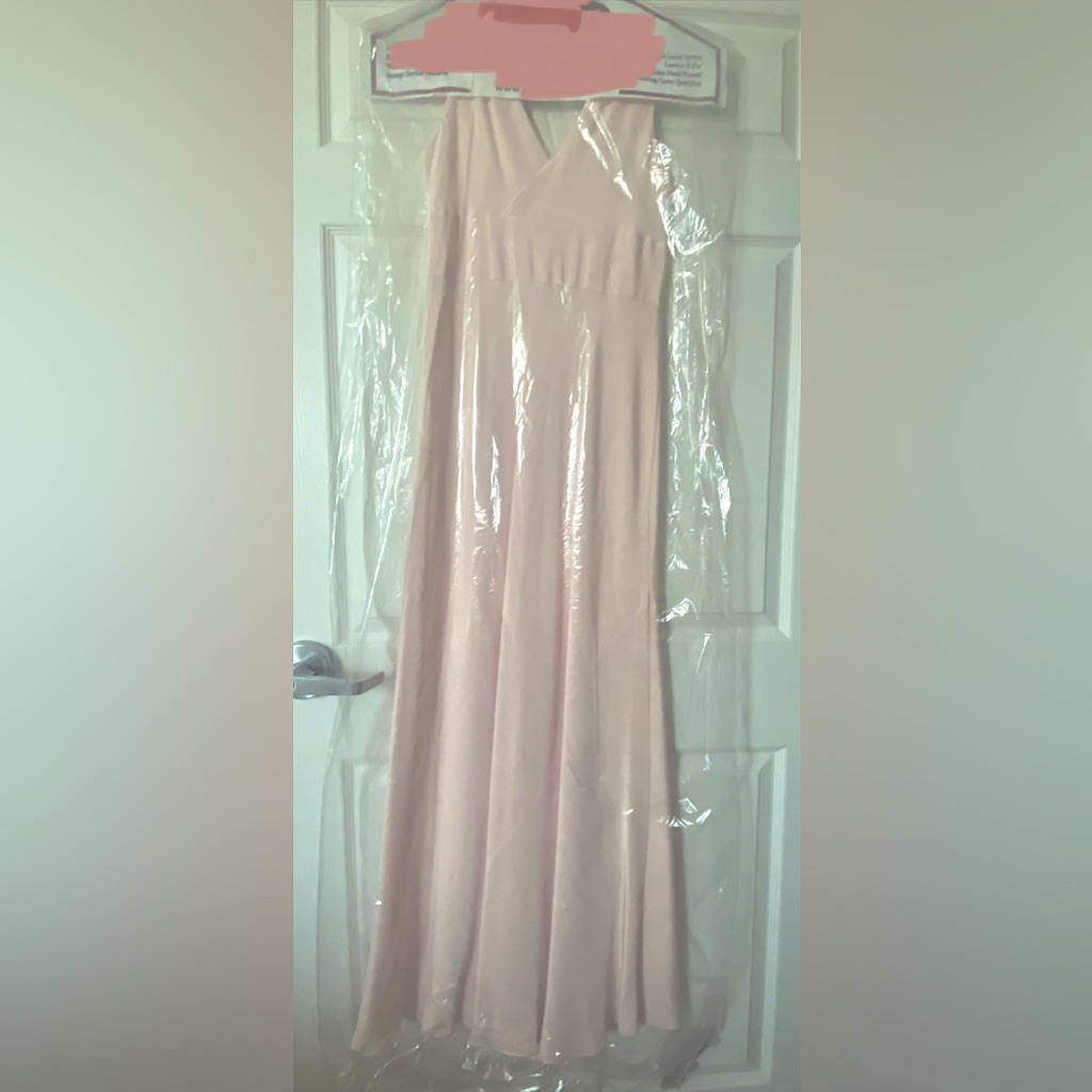 J.Crew Silk Maxi Dress In Soft Pink